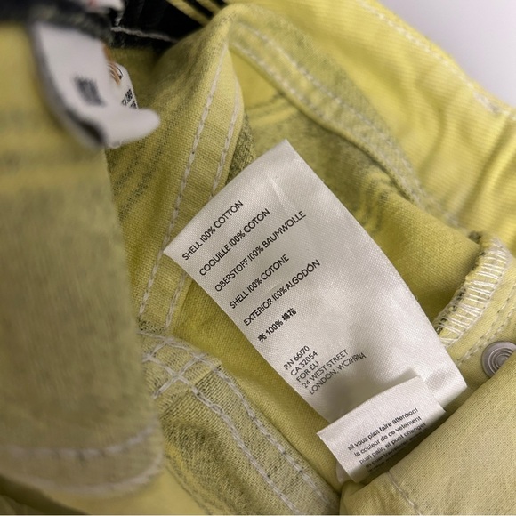 💕BDG Yellow and Black Striped Women's mom Jeans 27x30 - Picture 8 of 13